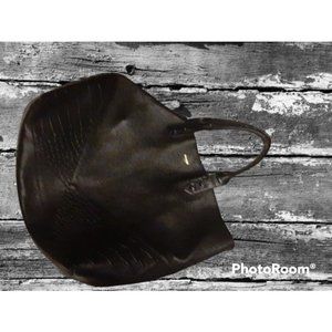 Treesje leather pebbled tote bag